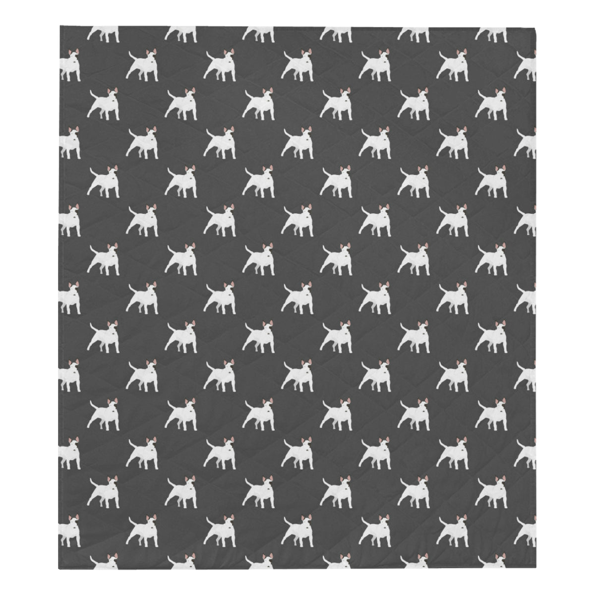 Bull Terriers Pattern Print Design 02 Premium Quilt
