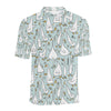 Goose Pattern Print Design 03 Men Polo Shirt