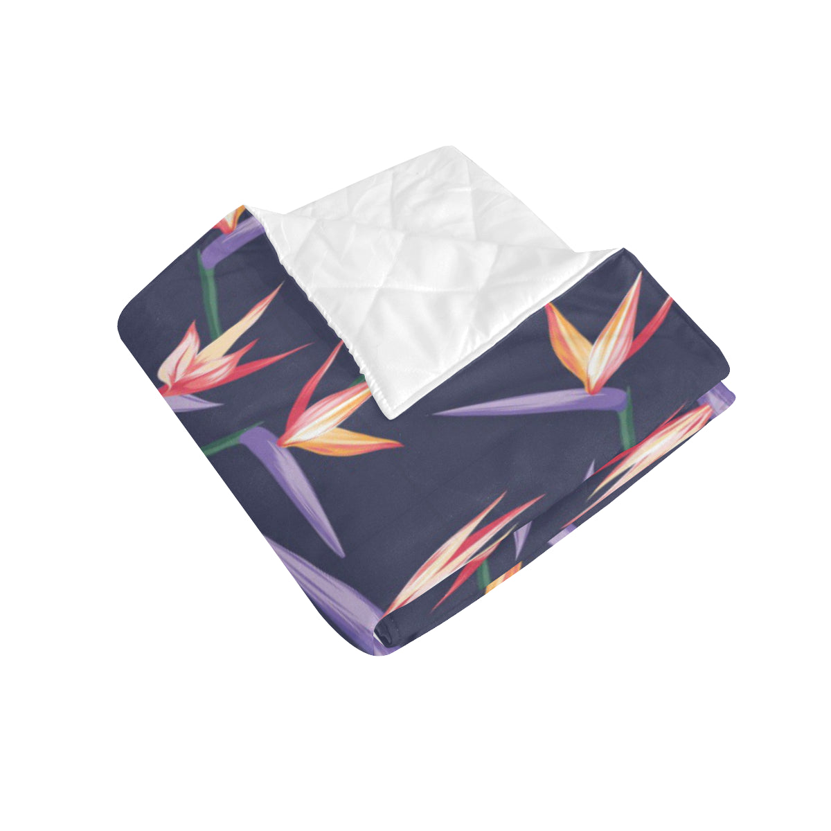 Bird Of Paradise Pattern Print Design BOP015 Premium Quilt