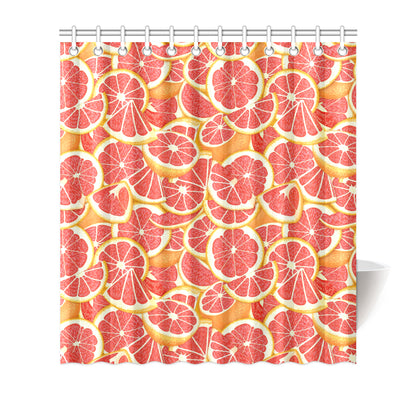 Grapefruit Pattern Print Design GF02 Shower Curtain
