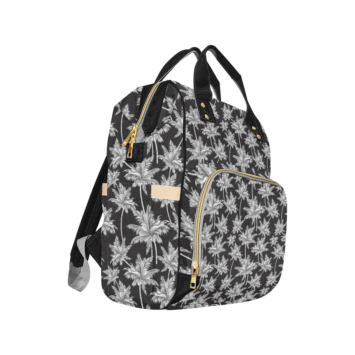 Palm Tree Pattern Print Design PT03 Diaper Bag Backpack