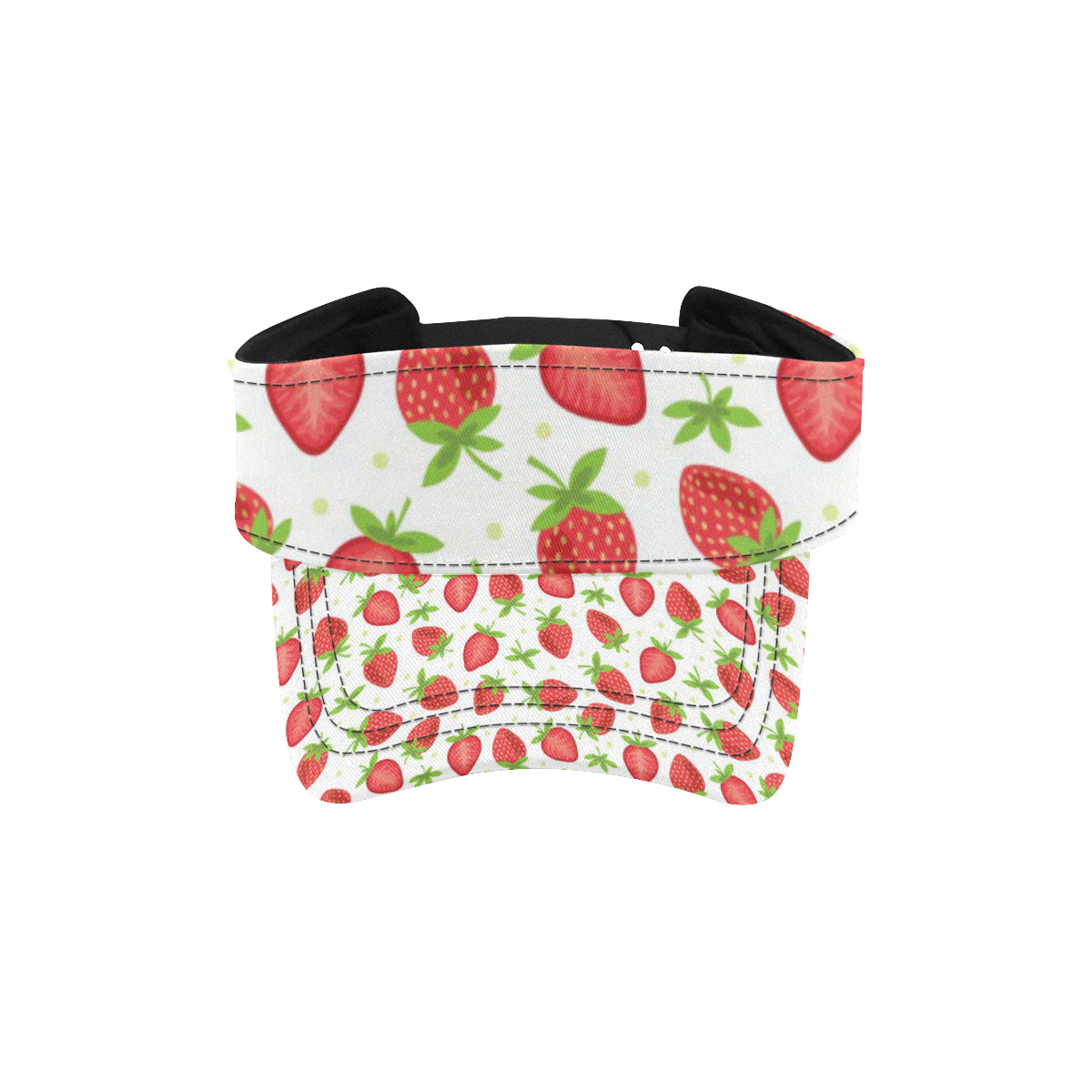 Strawberry Pattern Print Design SB07 Unisex Sun Visor