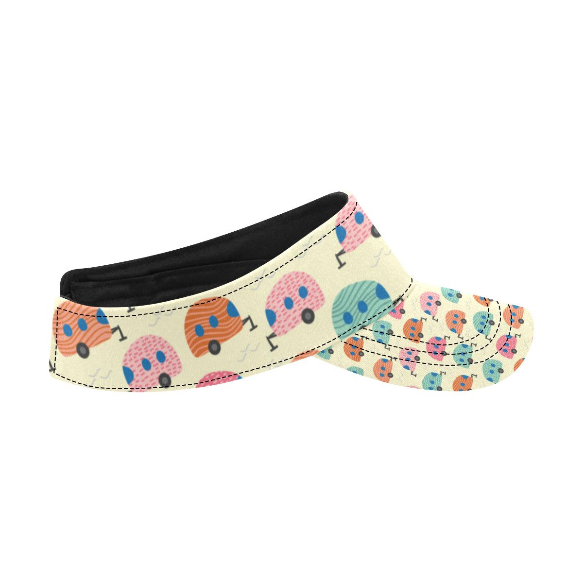 Camper Pattern Print Design 06 Unisex Sun Visor