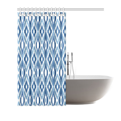 Ikat Pattern Print Design 03 Shower Curtain