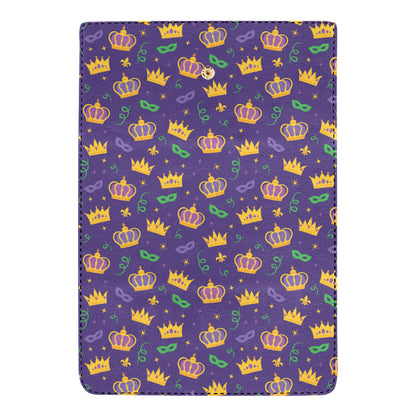 Mardi Gras Pattern Print Design 03 Women's Trifold Wallet