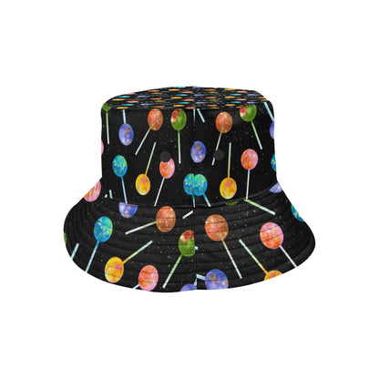 Lollipop Pattern Print Design LL04 Unisex Bucket Hat