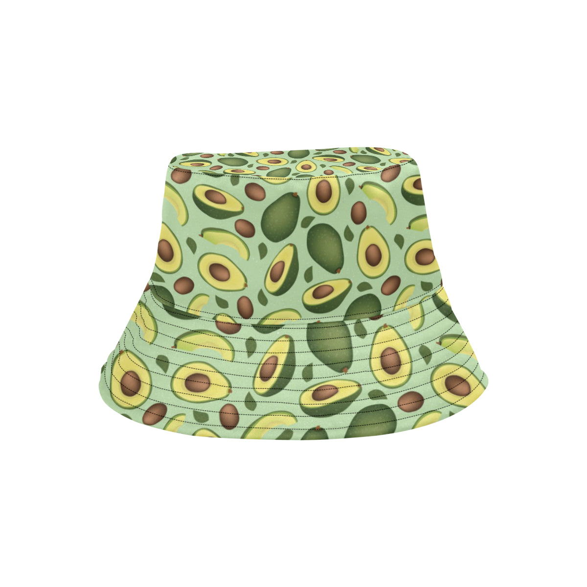 Avocado Pattern Print Design AC01 Unisex Bucket Hat