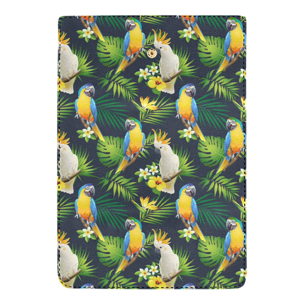Parrot Pattern Print Design A03 Women's Trifold Wallet