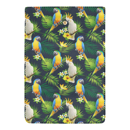 Parrot Pattern Print Design A03 Women's Trifold Wallet