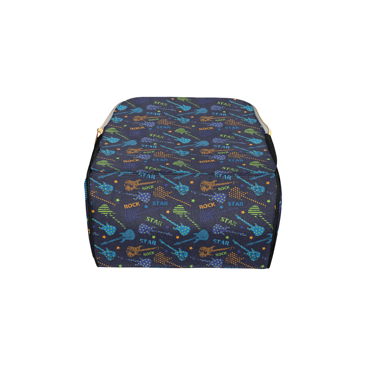 Rock and Roll Pattern Print Design A04 Diaper Bag Backpack