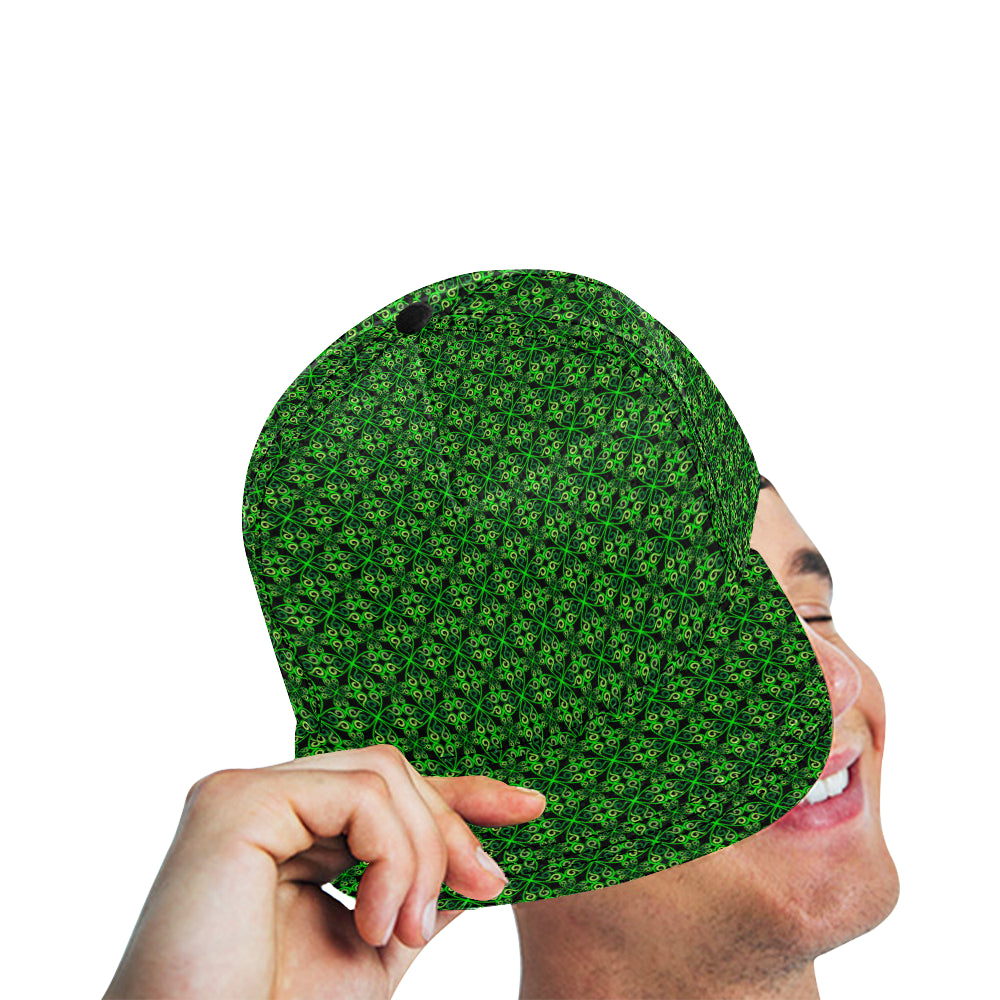 Celtic Green Neon Design Snapback Cap