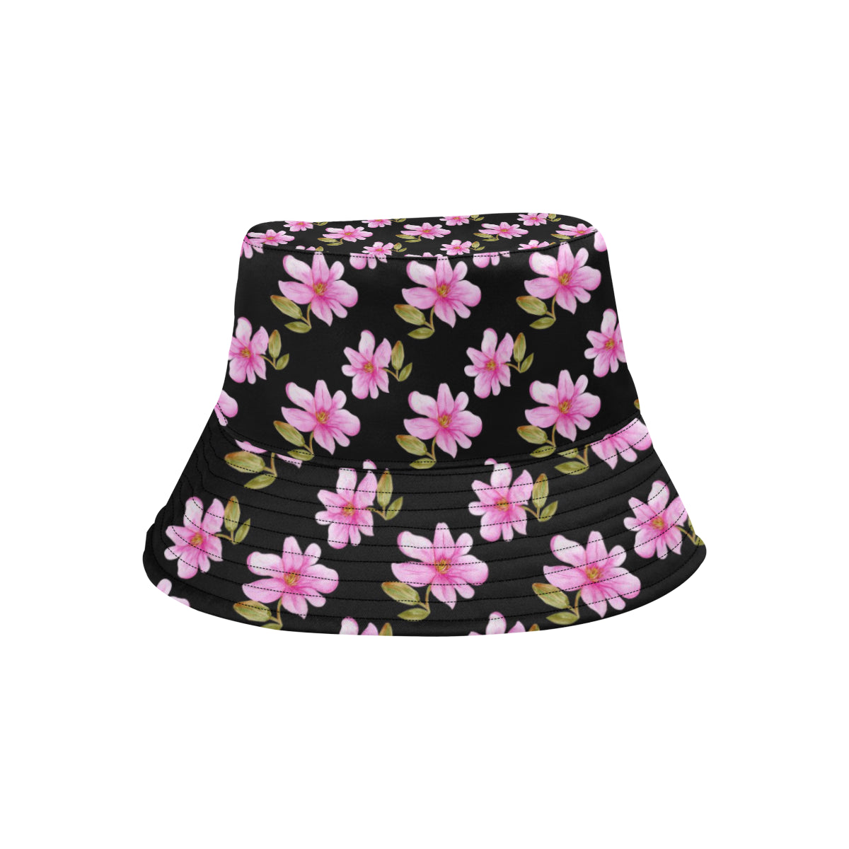 Magnolia Pattern Print Design MAG06 Unisex Bucket Hat