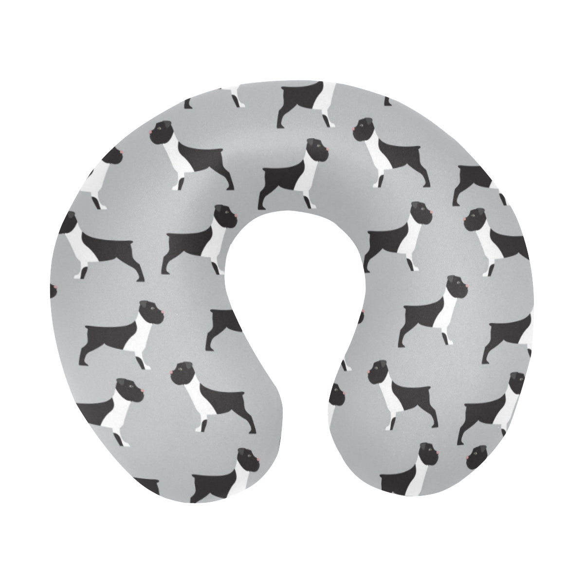 Boxers Pattern Print Design 01 U-Shaped Travel Neck Pillow