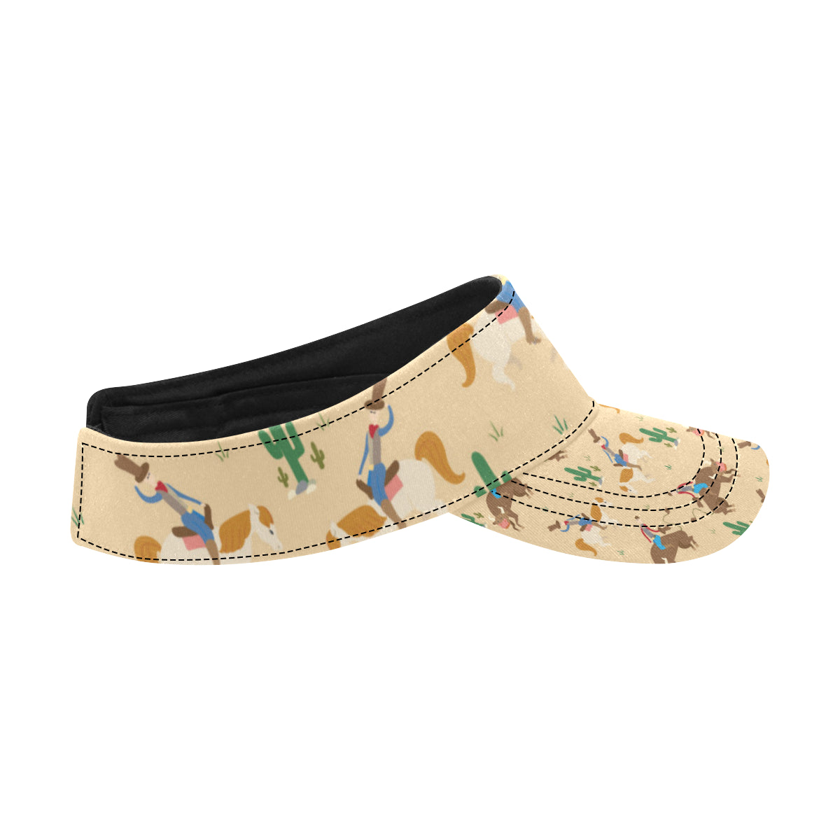Rodeo Pattern Print Design A02 Unisex Sun Visor