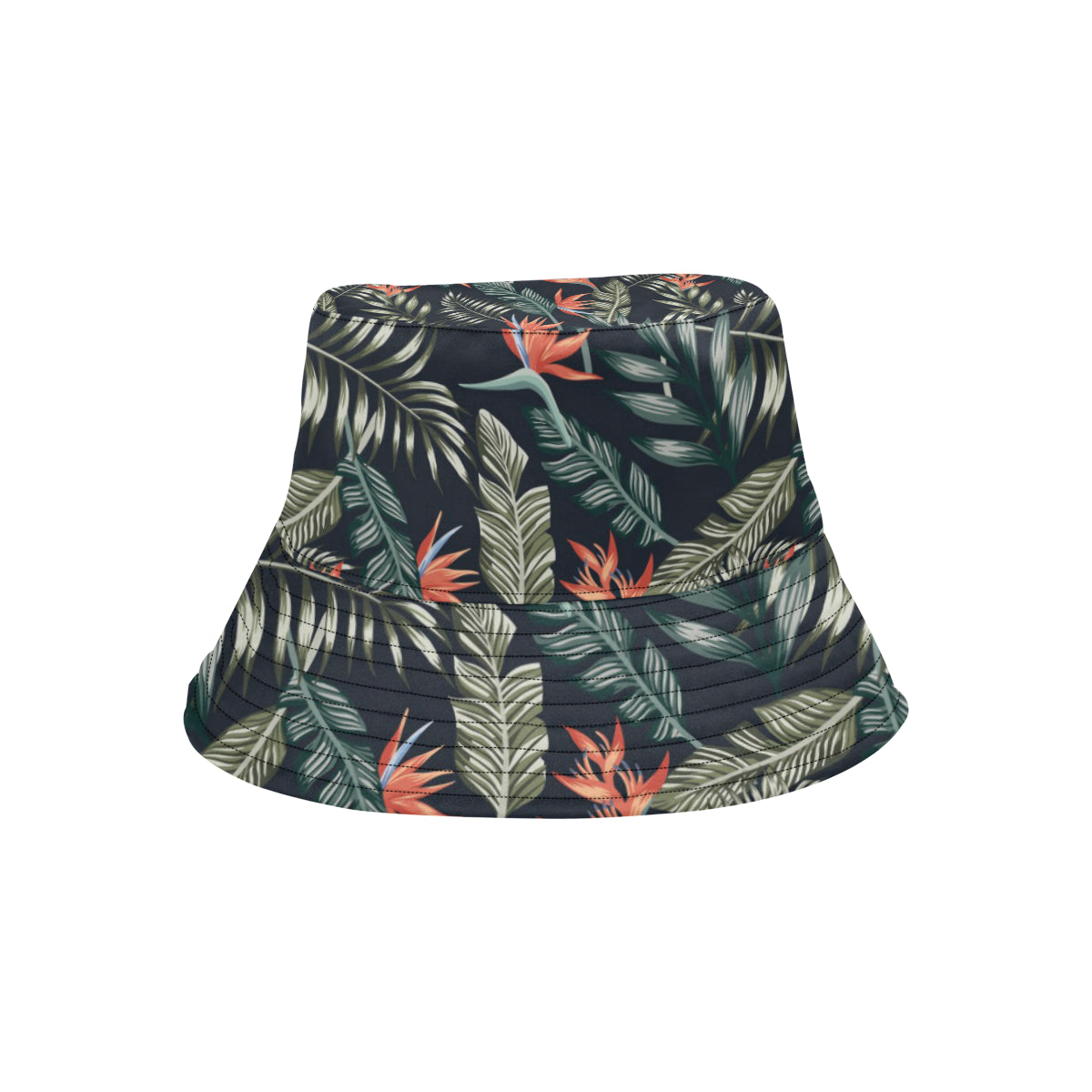 Bird Of Paradise Pattern Print Design BOP02 Unisex Bucket Hat