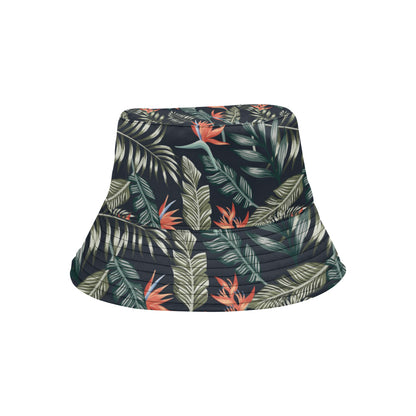 Bird Of Paradise Pattern Print Design BOP02 Unisex Bucket Hat