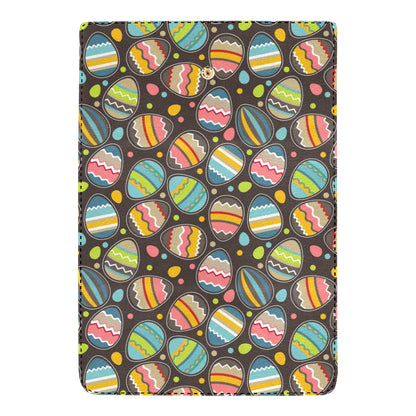 Easter Eggs Pattern Print Design RB03 Women's Trifold Wallet