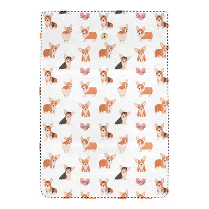 Cardigan Welsh Corgis Pattern Print Design 02 Women's Trifold Wallet