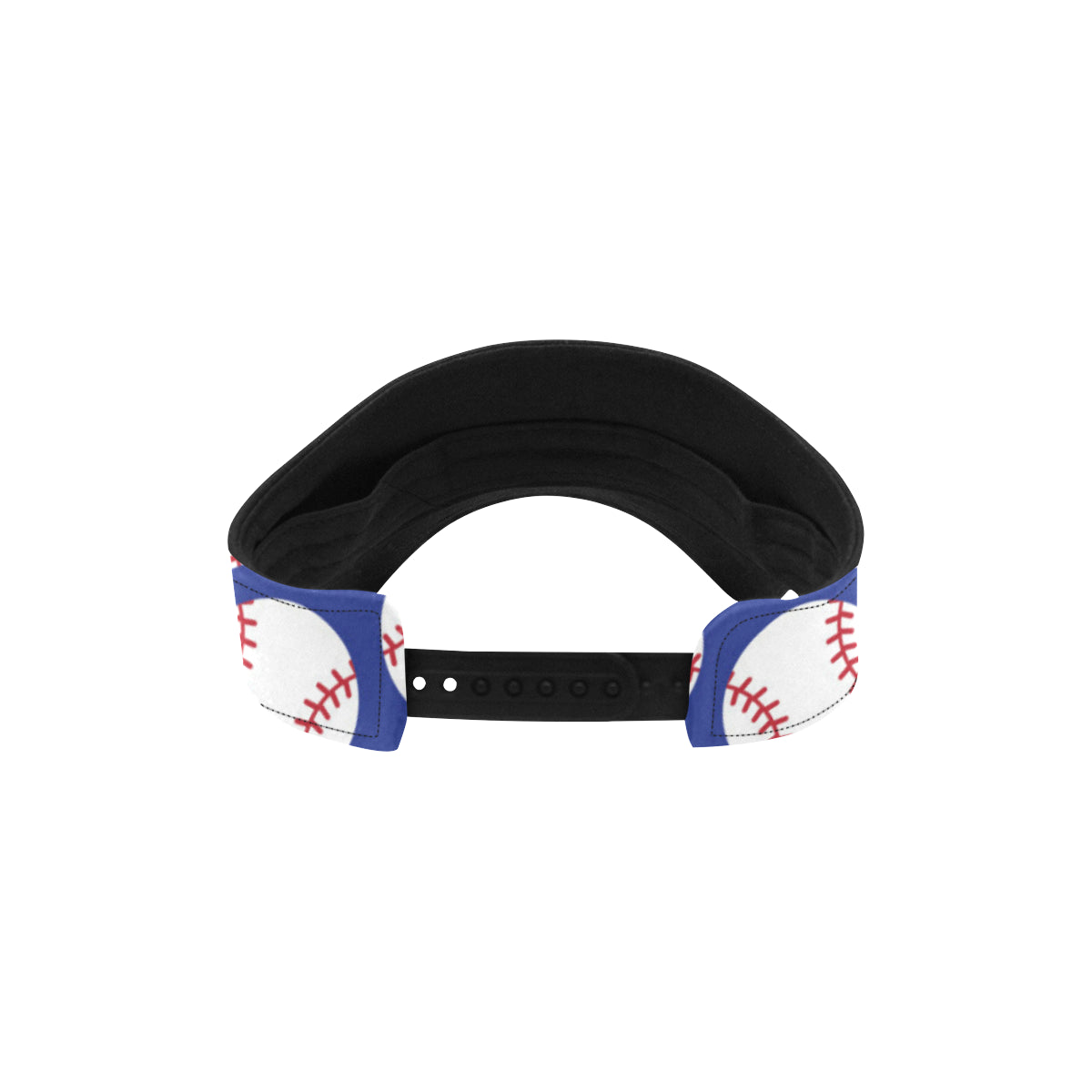 Baseball Blue Background Unisex Sun Visor