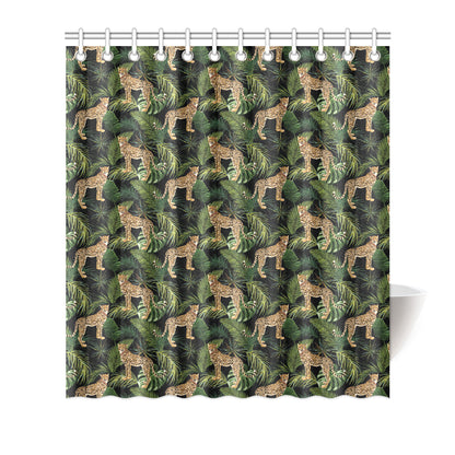Cheetah Pattern Print Design 05 Shower Curtain