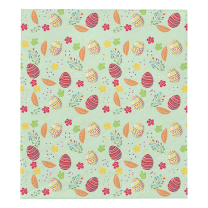 Easter Eggs Pattern Print Design RB07 Premium Quilt