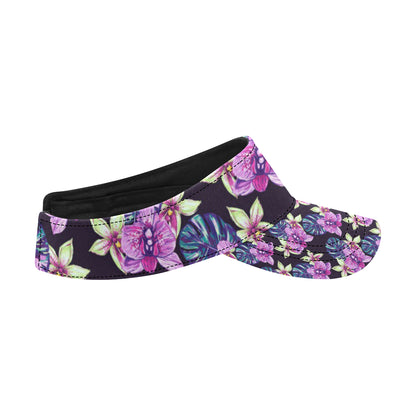 Orchid Pattern Print Design OR010 Unisex Sun Visor