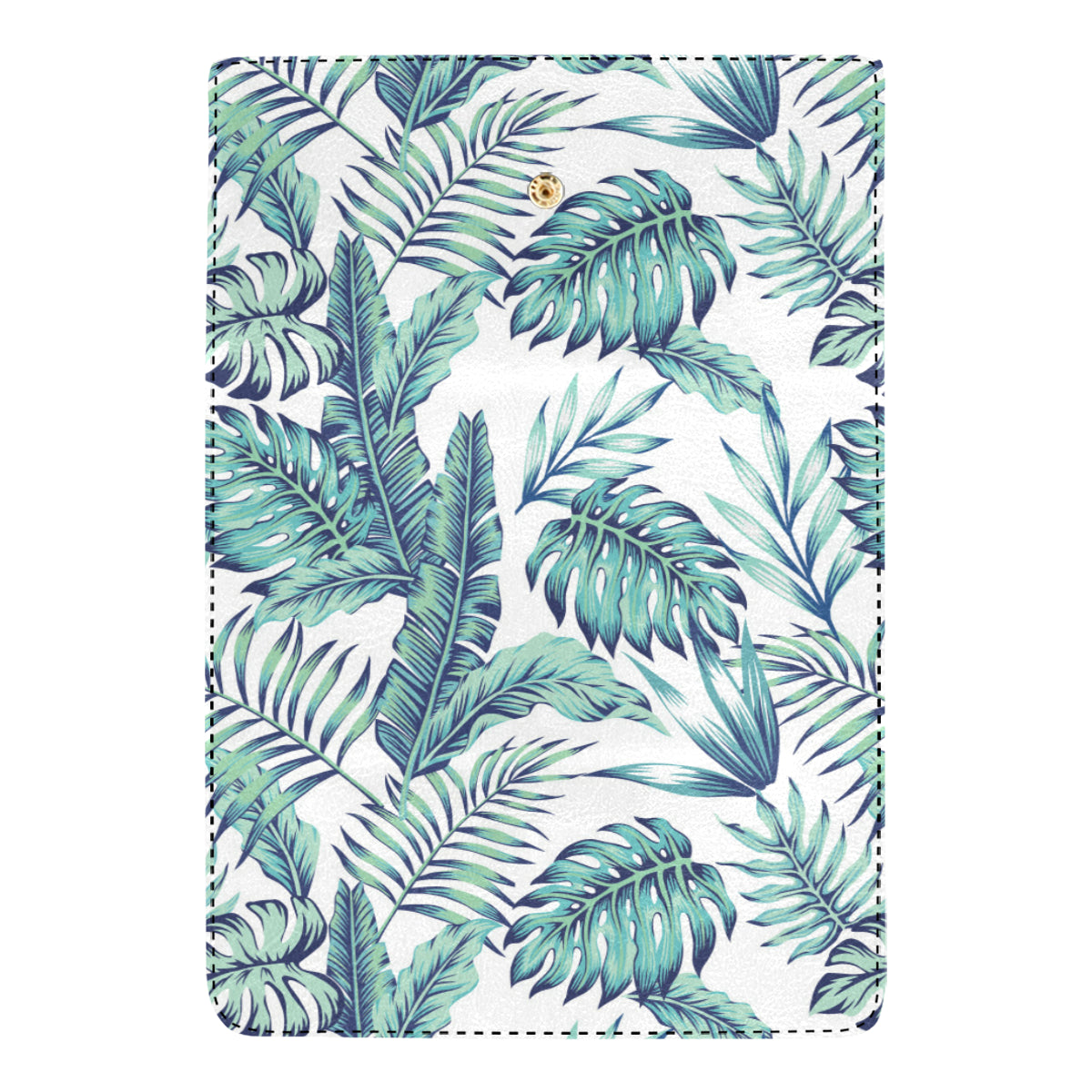 Pattern Tropical Palm Leaves Women's Trifold Wallet