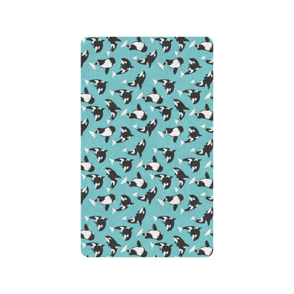 Whale Action Design Themed Print Rubber Doormat