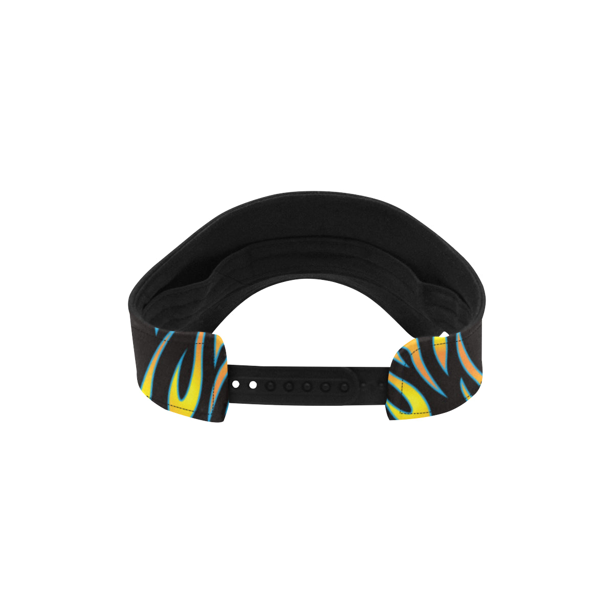 Flame Fire Yellow Pattern Unisex Sun Visor