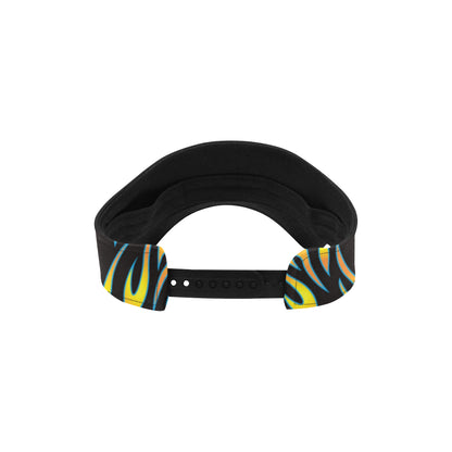 Flame Fire Yellow Pattern Unisex Sun Visor