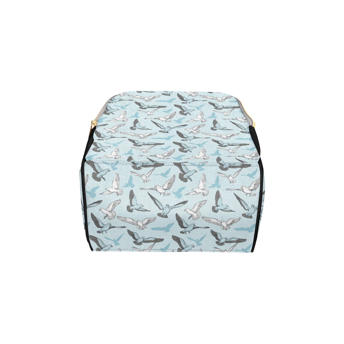 Pigeon Pattern Print Design 03 Diaper Bag Backpack