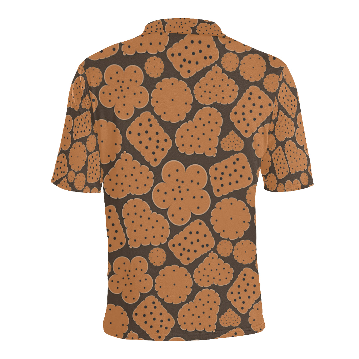 Cracker Pattern Print Design 01 Men Polo Shirt