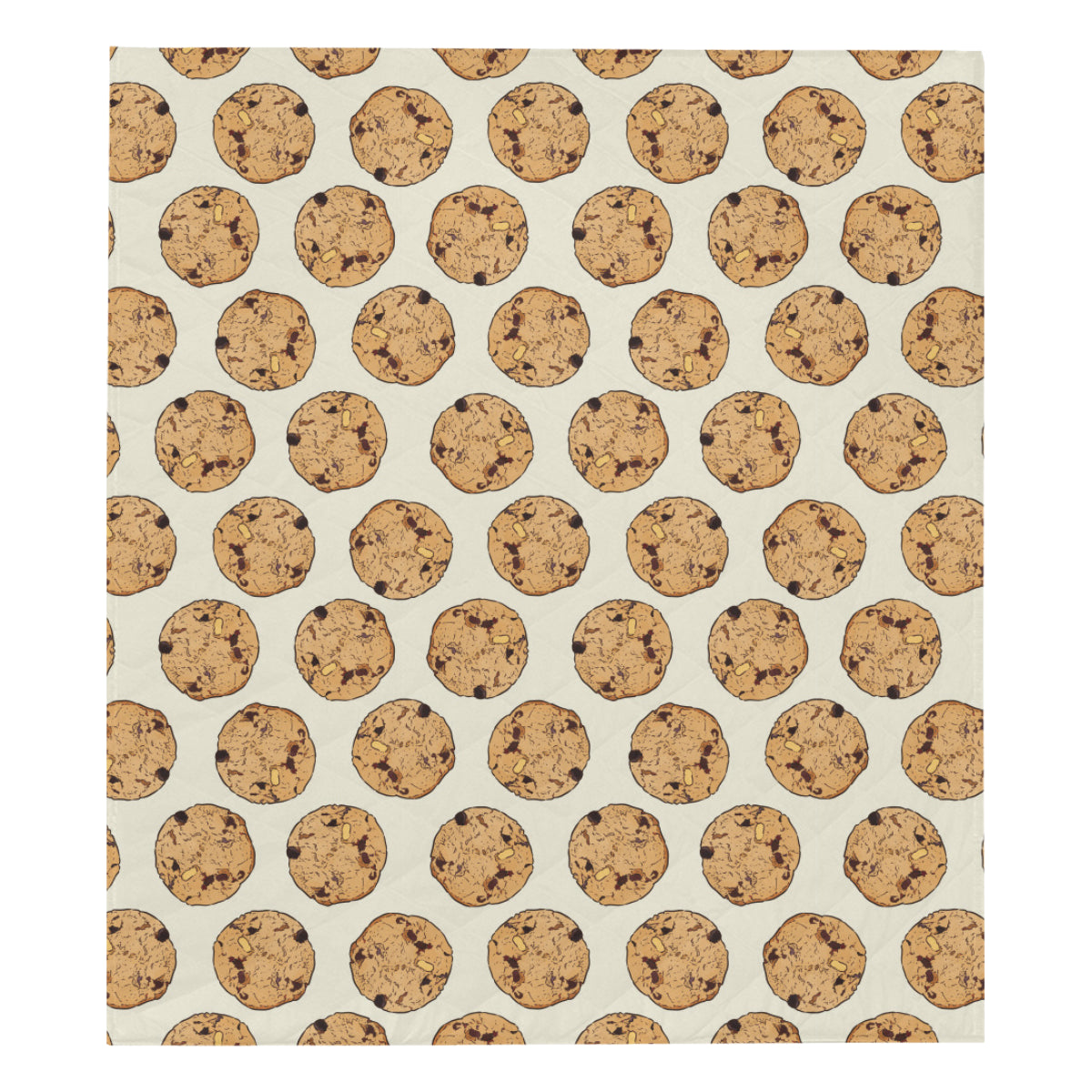 Cookie Pattern Print Design 05 Premium Quilt