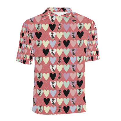 Chihuahua Pattern Print Design 01 Men Polo Shirt