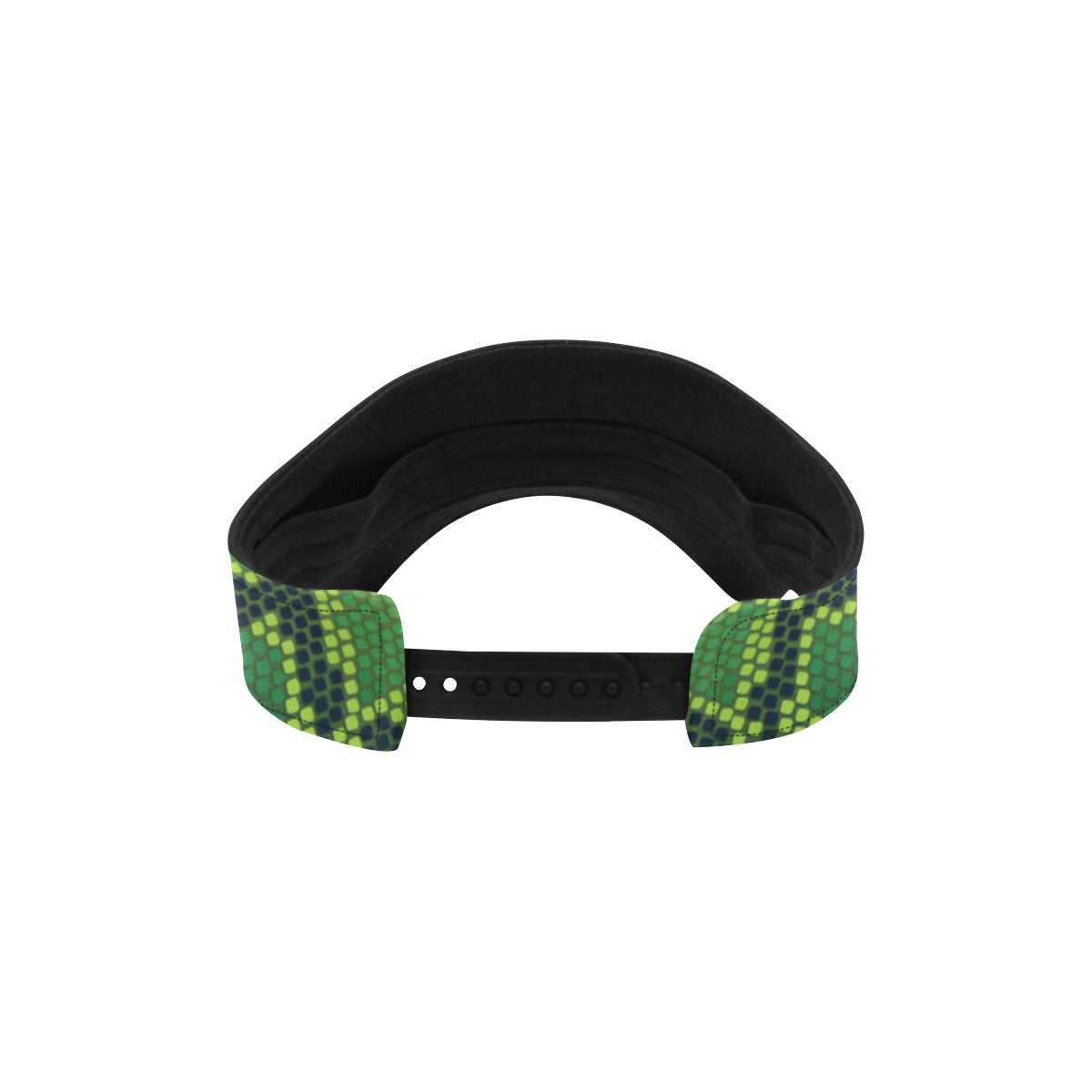 Python Green Pattern Print Design A01 Unisex Sun Visor