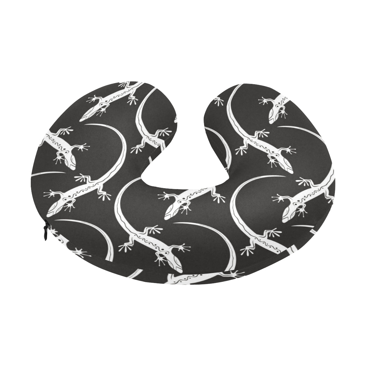 lizard Pattern Print Design 01 U-Shaped Travel Neck Pillow