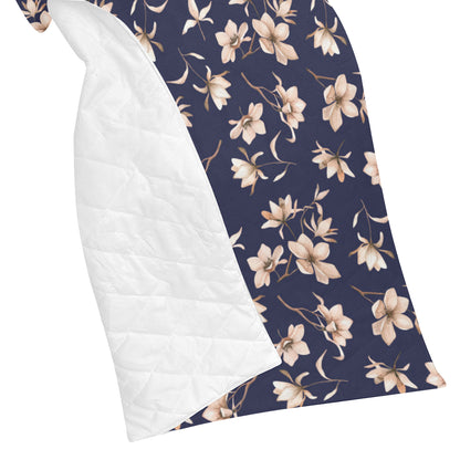Beautiful Floral Pattern Premium Quilt