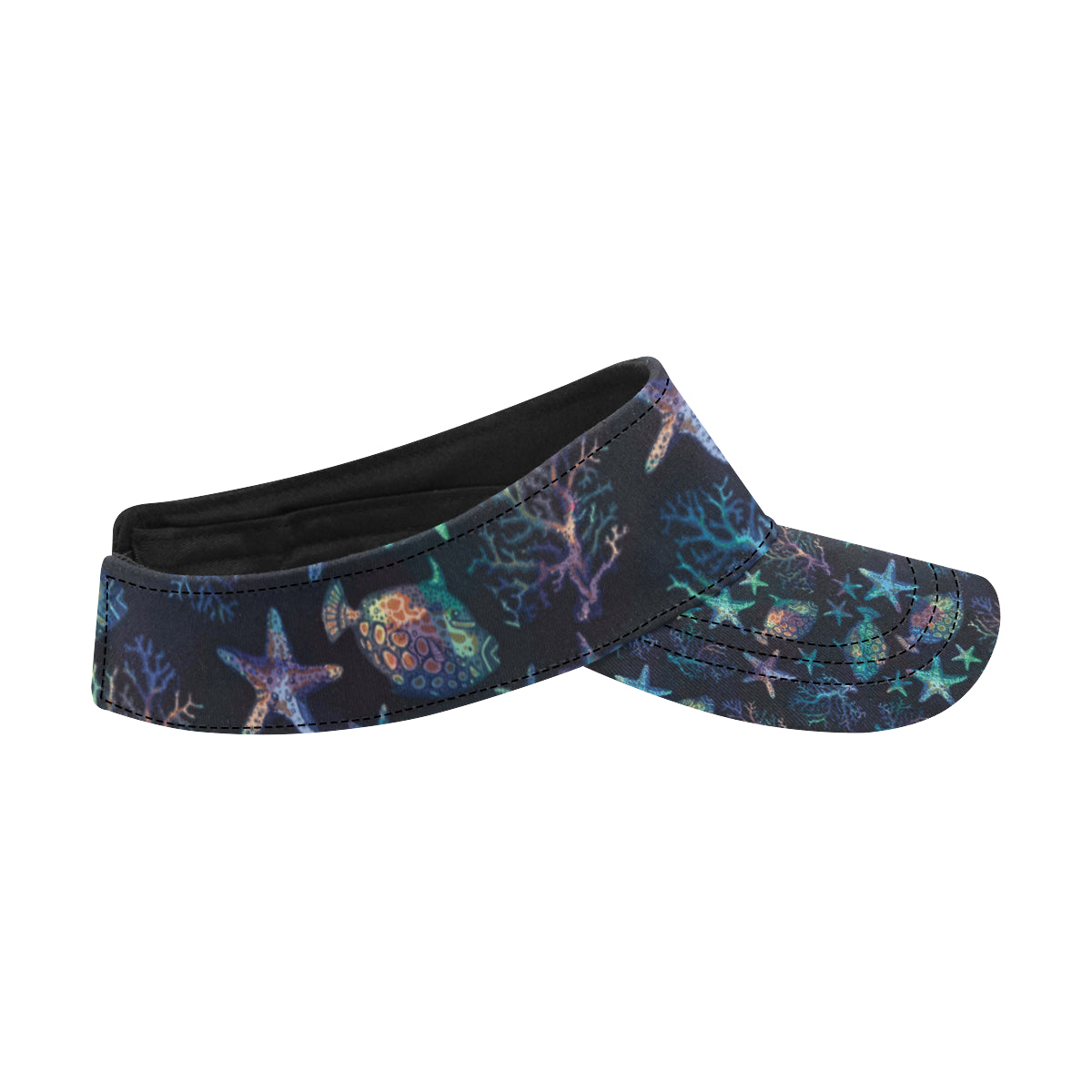 Starfish Pattern Print Design 01 Unisex Sun Visor