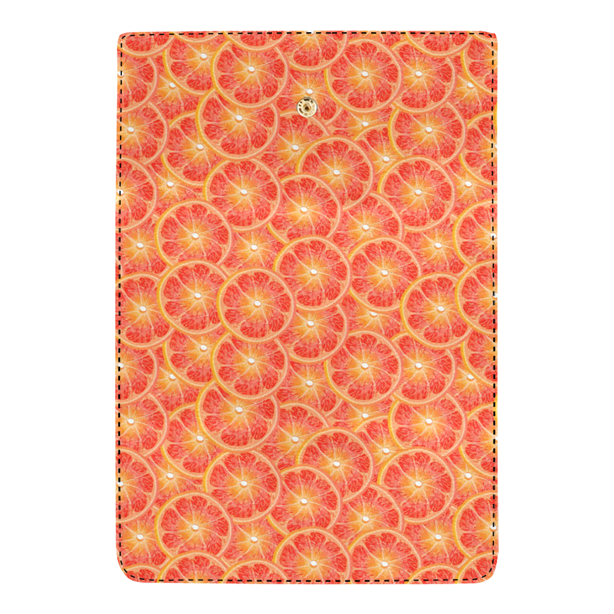 Grapefruit Pattern Print Design GF06 Women's Trifold Wallet