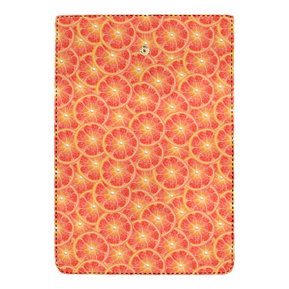 Grapefruit Pattern Print Design GF06 Women's Trifold Wallet