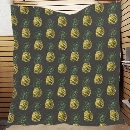 Gold Pineapple Premium Quilt