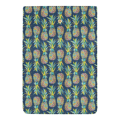 Pineapple Color Art Women's Trifold Wallet