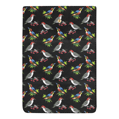 Birds Pattern Print Design 06 Women's Trifold Wallet