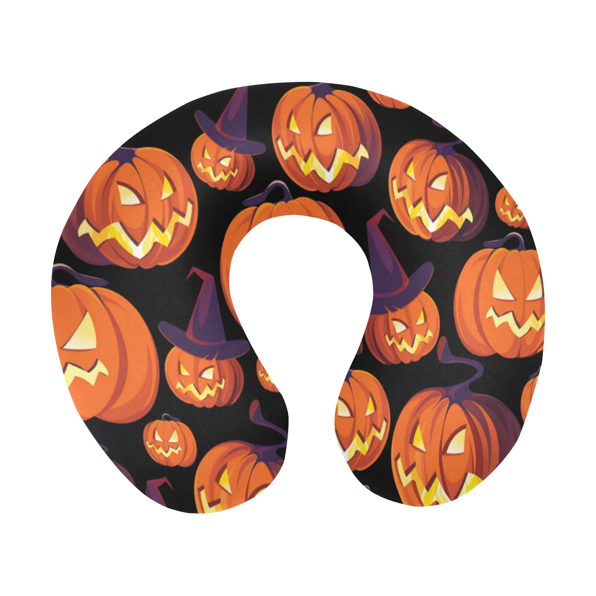 Halloween Pattern Print Design 04 U-Shaped Travel Neck Pillow