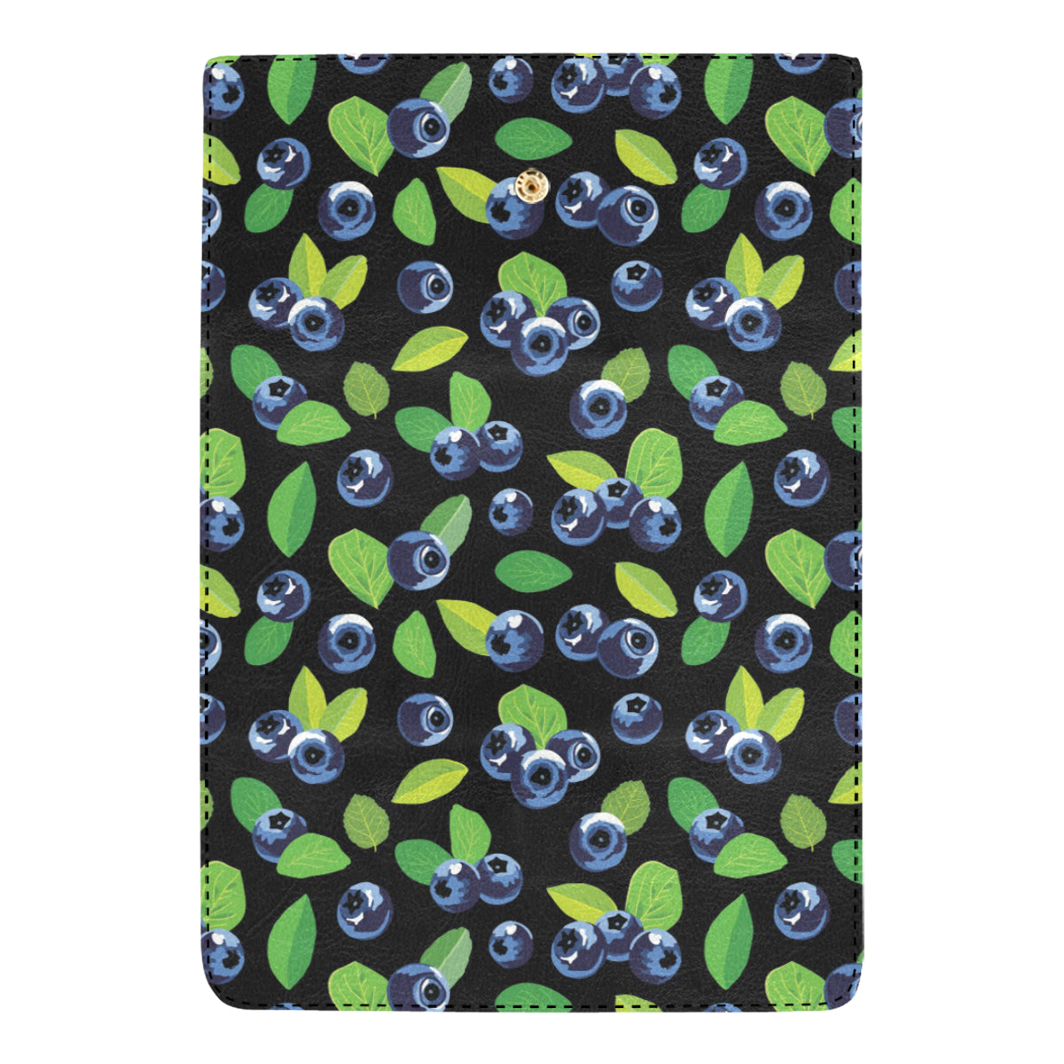Blueberry Pattern Print Design BB03 Women's Trifold Wallet