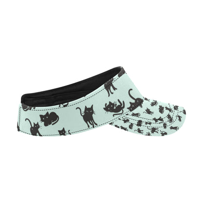 Black Cat Pattern Print Design 04 Unisex Sun Visor