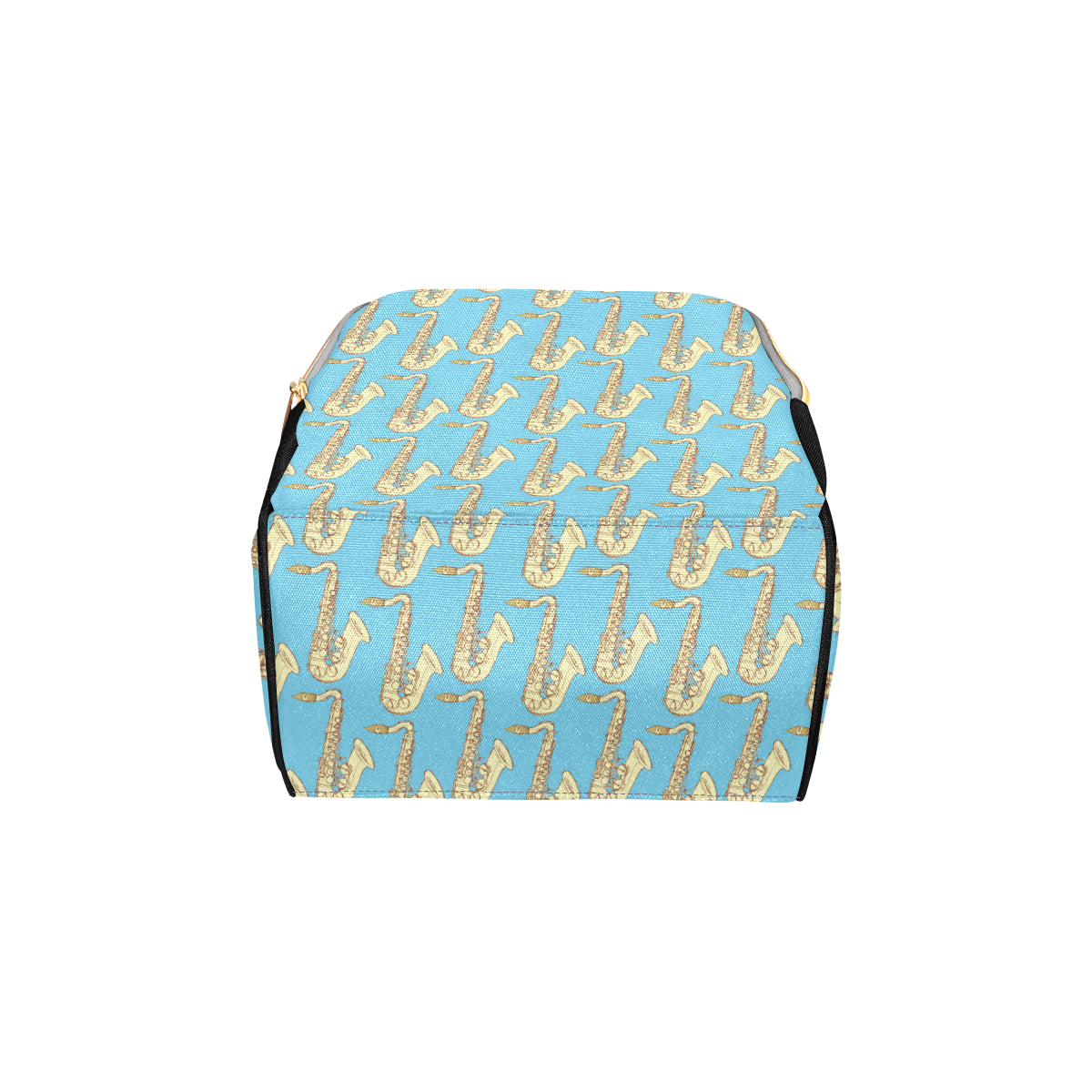 Saxophone Pattern Print Design 03 Diaper Bag Backpack