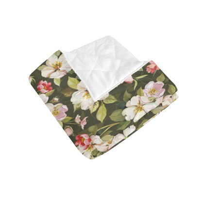 Apple blossom Pattern Print Design AB01 Premium Quilt