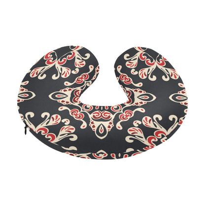 Medallion Pattern Print Design 01 U-Shaped Travel Neck Pillow