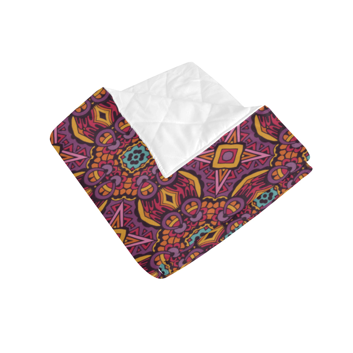 Bohemian Pattern Print Design 10 Premium Quilt